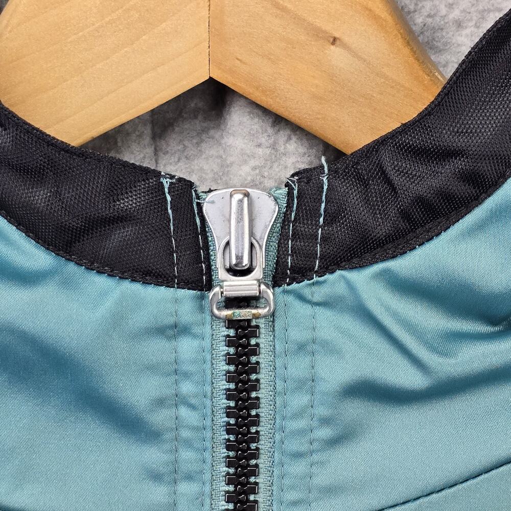 Vintage Nike Fullzip Hooded Jacket XL Teal 90s Travis Scott Parka Fleece Lined - Picture 8 of 16